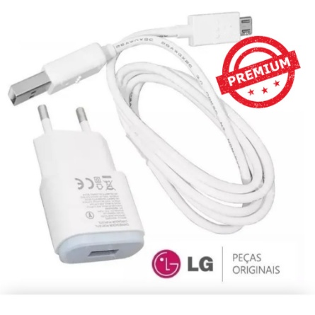 Carregador Original LG k40s K22 K8 K4 K10 K10 2017 K11 K12