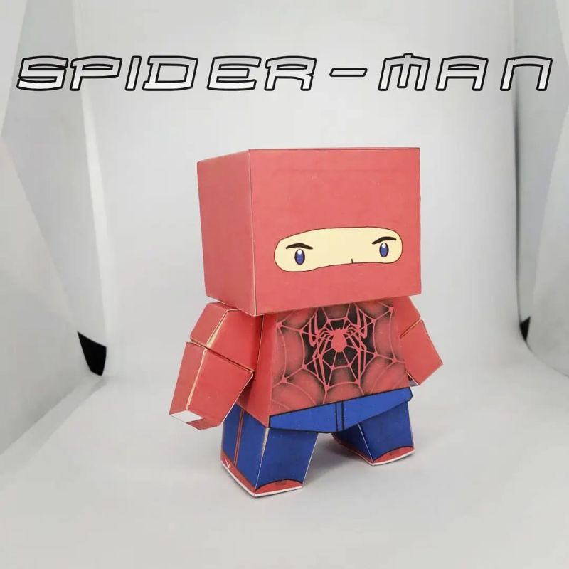 Boneco de papel papertoy Aranha Humana Tobey Maguire Homem Aranha ...
