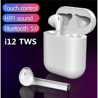 Fone Sem Fio Bluetooth I12 Tws 5.0 + Case de Carregamento Com Touch