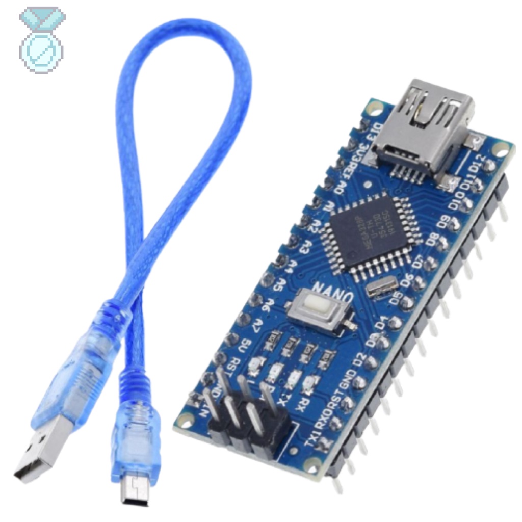 Arduino Nano Pinos Soldados C Cabo Usb Completo Shopee Brasil 4056