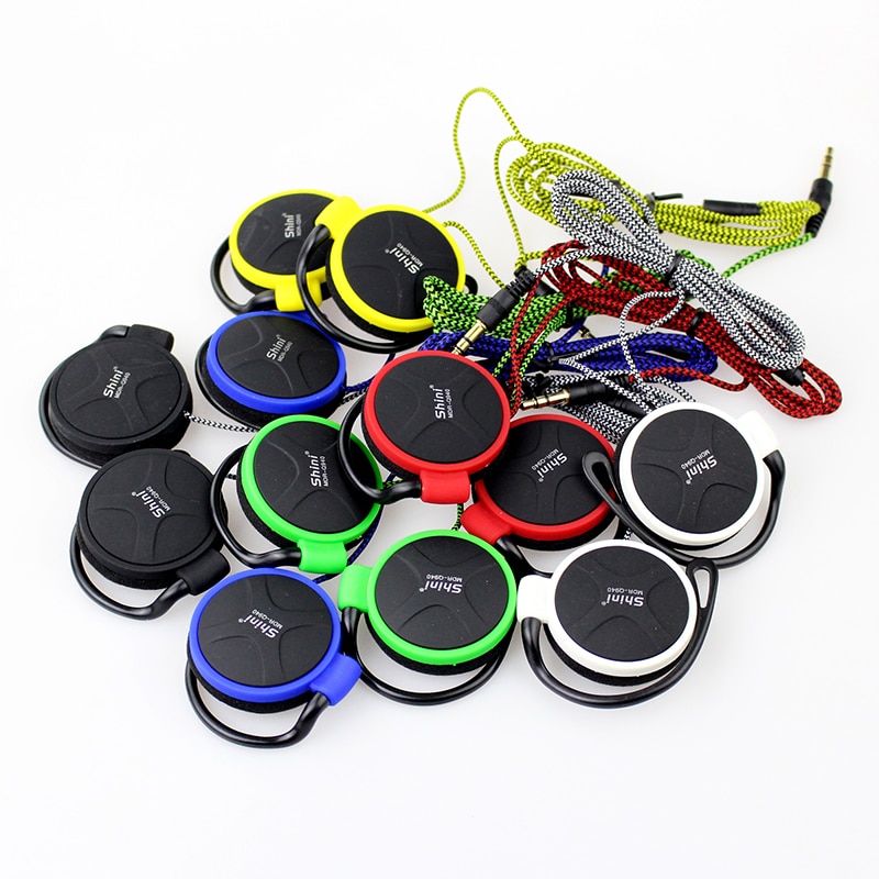 Shini Q940 Headphones 3.5mm Sports Earphone EarHook Headset For Music Mp3 Player Computer Mobile Telephone Earphone em Oferta na Shopee