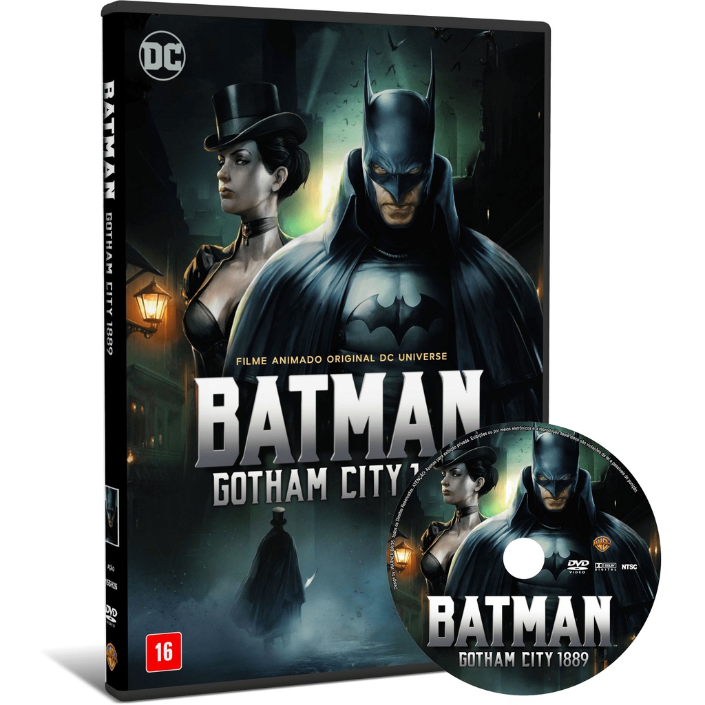 DVD Filme Gotham City 1889: Um Conto de Batman (2018) | Shopee Brasil