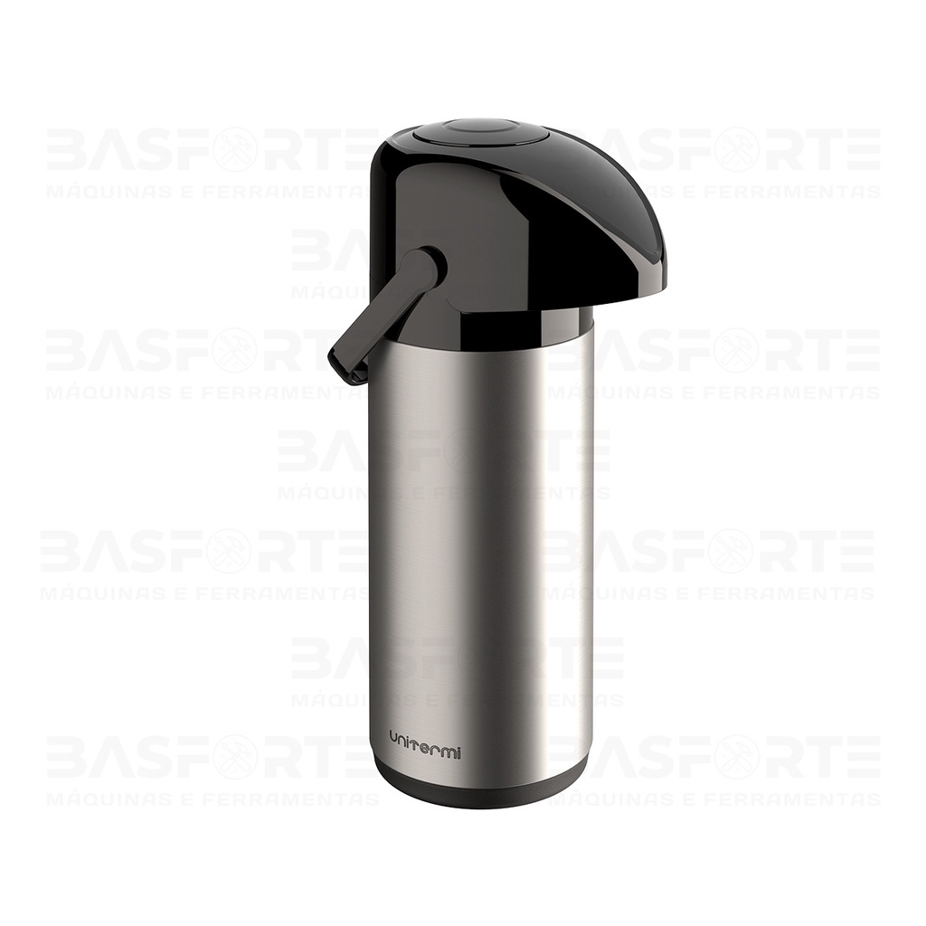 Garrafa Térmica Para Café Verona 1 Litro Inox Unitermi Chá Leite Água Quente Fria Qualidade Premium · foto 2