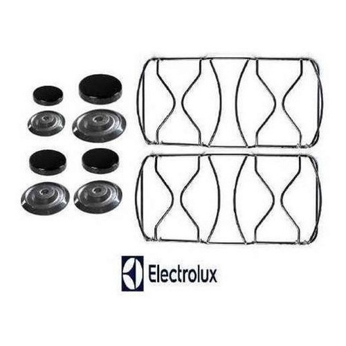 Kit Grelha Bacia Espalhador Peças Fogão Electrolux 50sb 50ss ORIGINAL