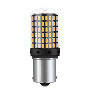 2pçs Lâmpada Led Canbus Ba15S T20 7440 1156 144 Chip 3014 6000k 12v-24v em Oferta na Shopee