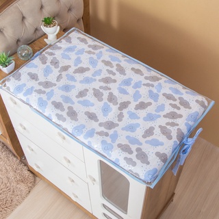 Trocador Para Cômoda Nuvem Azul Bebê