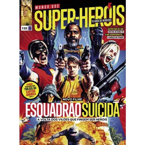 Revista Mundo Dos Super-Heróis - Novo Filme Esquadrão Suicida N° 132