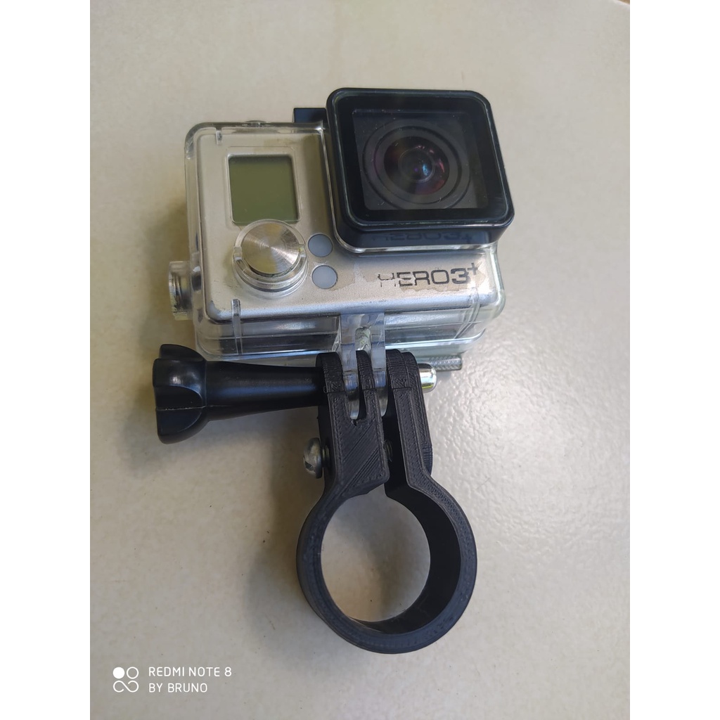 Suporte Para Cano E Câmera Gopro Airsoft Paintball