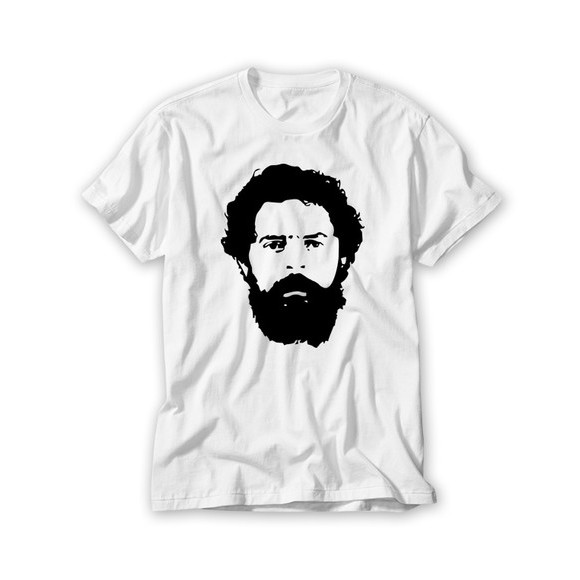 Camiseta Masculina Lula Luiz Inácio Lula da Silva camisa branca