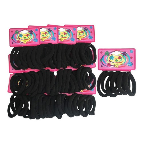 KiT 72 Elástico Rabico Para Cabelo Tipo Meia Pacote - 1 PACOTE DE XUXINHA BARATO