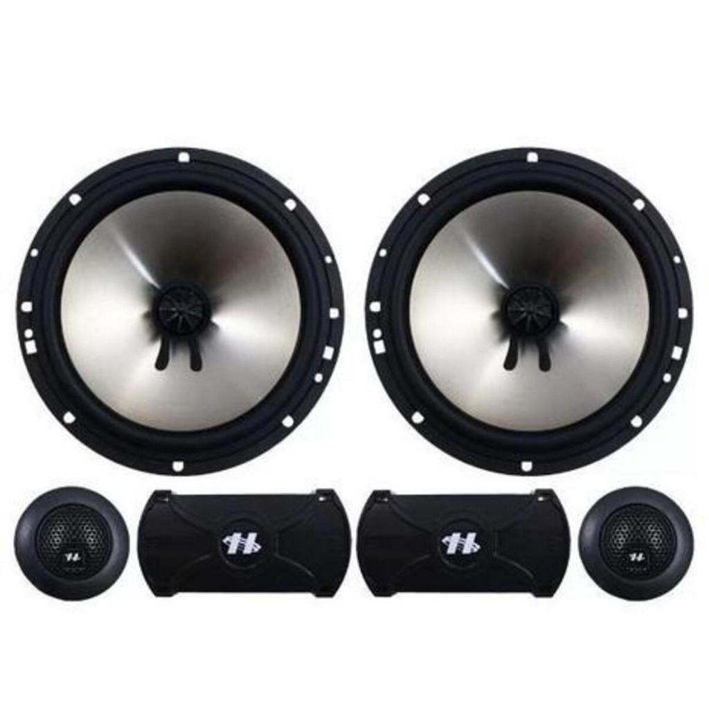 Kit 2 Vias Alto Falantes Hurricane 6" Q6.2 160w Rms 4 Ohms - Spare Parts and Accessories for Vehicles