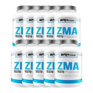 KIT 10x ZMA Foods 120 Cáps - BRN Foods