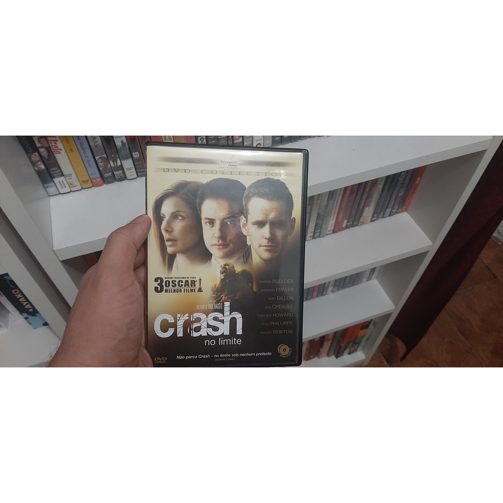 DVD Crash - No Limite - Duplo - Sandra Bullock - Brendan Fraser - Thandie Newton - Encarte Interno