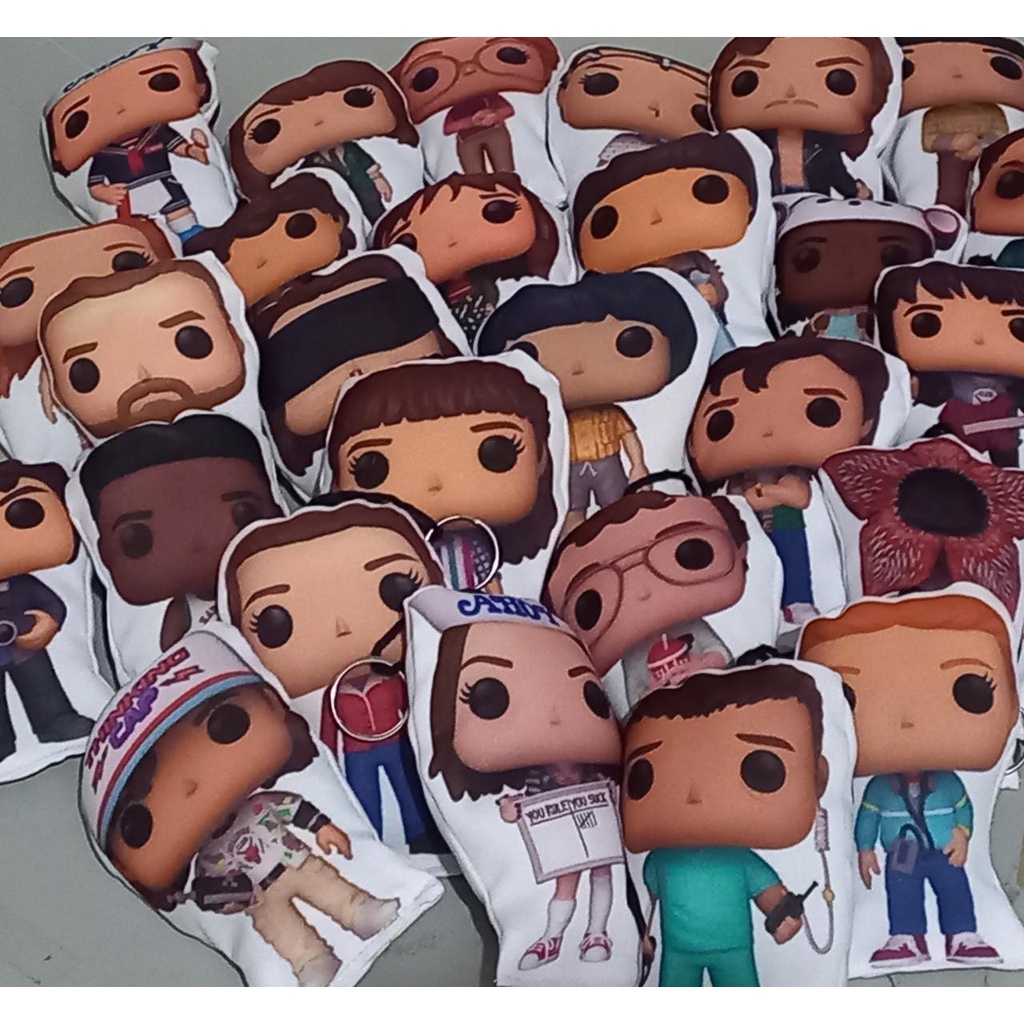 Kit com 20 Almochaveiros Stranger Things para Lembrancinhas de Festa e Decoração de Aniversário #15