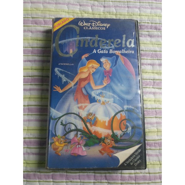 VHS Cinderela A gata borralheira ( dublado)