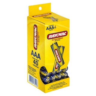 Pilha AAA Palito Rayovac 2, 4, 8 ou 12 und As Amarelinhas