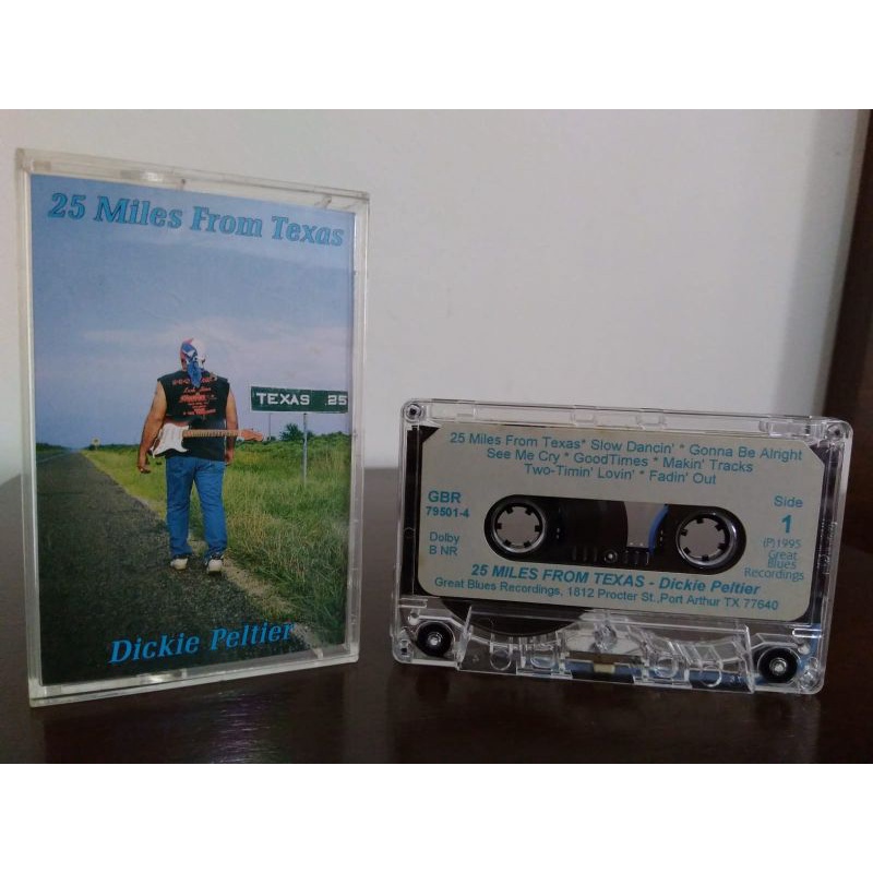 K7 - Dickie Peltier / 25 Miles From Texas, Importado: USA, Raro