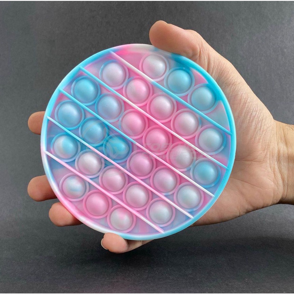 Pop It Fidget Thaydai Sensorial Redondo Anti Stress | Shopee Brasil