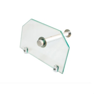 1 Papeleira Reta de Vidro Incolor em Oferta na Shopee