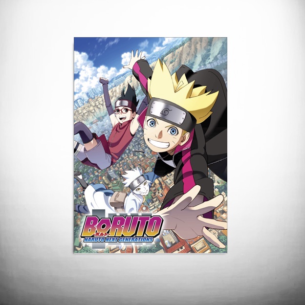Poster Adesivo Anime Boruto Naruto