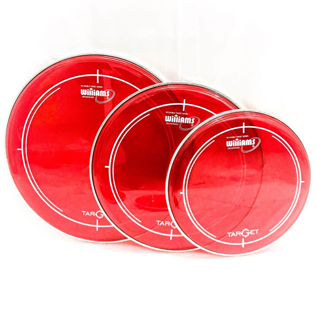 Kit De Peles Para Bateria Williams Red Wr2 12/13/16
