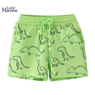 Maven 2022 Camisolas Curtas Dos Desenhos Animados Calça Esporte Bebê Meninos Animais Calças Para Miúdos Das Crianças 2-7 Anos Verão