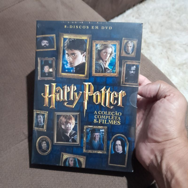 Box DVD Harry Potter a coleção completa 8 filmes produto novo lacrado de fábrica