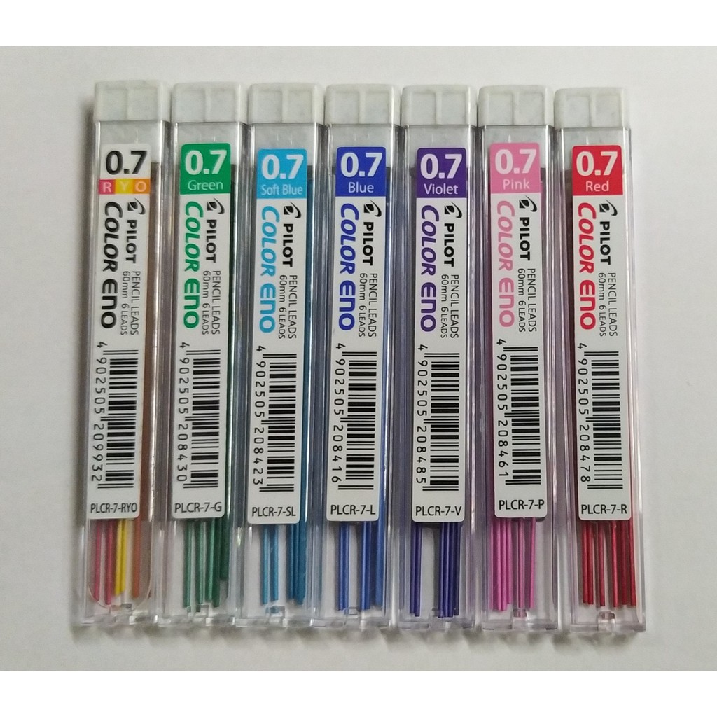 Grafite colorido 07 color eno Pilot apagavel