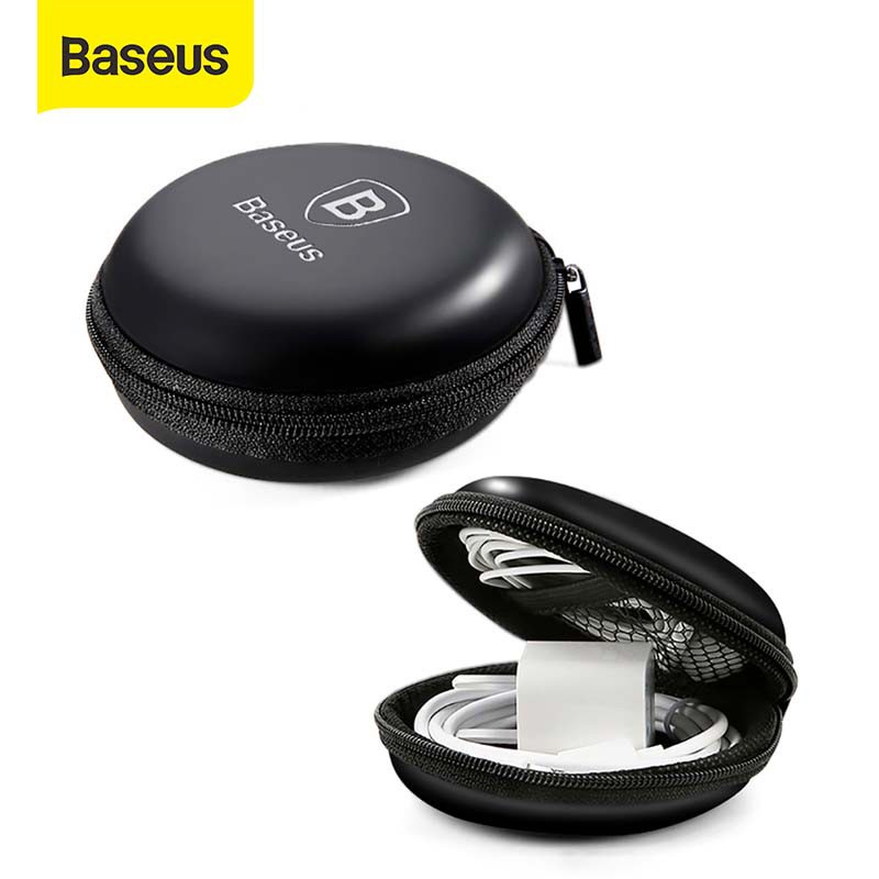 Mini estojo Baseus para cabo USB e SD cards