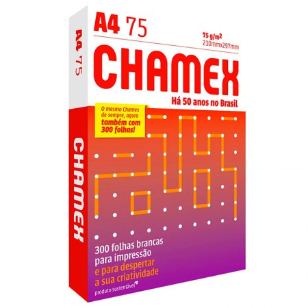 Papel Chamex A4 Office 300 Folhas em Oferta na Shopee