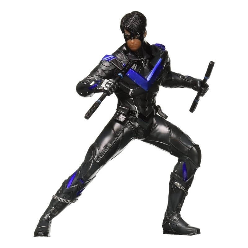 Figura Batman Arkham Knight 1/10 Nightwing Iron Studios Escorrega