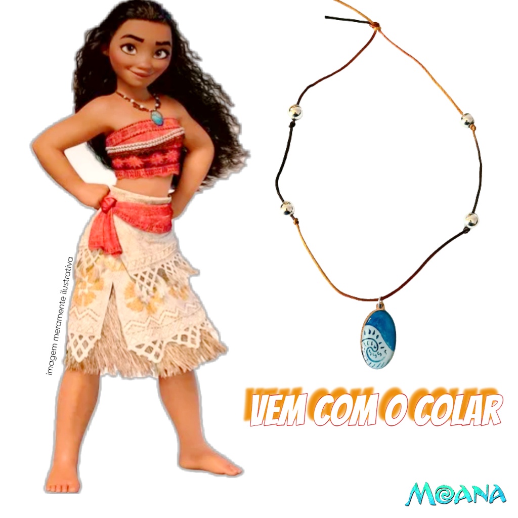 Fantasia Infantil Princesa Moana — imagem 2 de 2