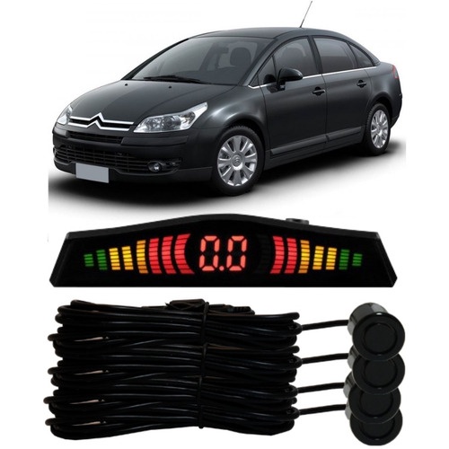 Sensor De Ré Estacionamento Preto 4 Pts Citroen C4 Pallas em Oferta na Shopee