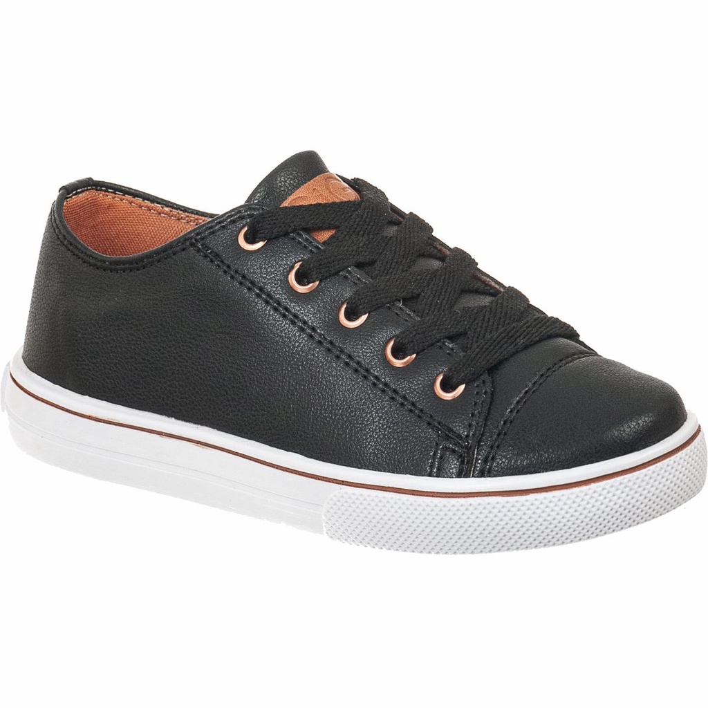 Tenis Infantil GiGiL Teen Feminino Slip-on Calce Fácil Macio Leve Confortável Cadarço Star