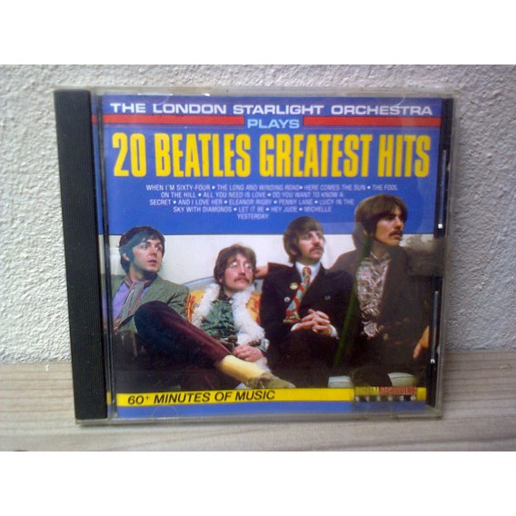 Cd The London Starlight Orchestra 20 Beatles Greatest Hits Shopee Brasil