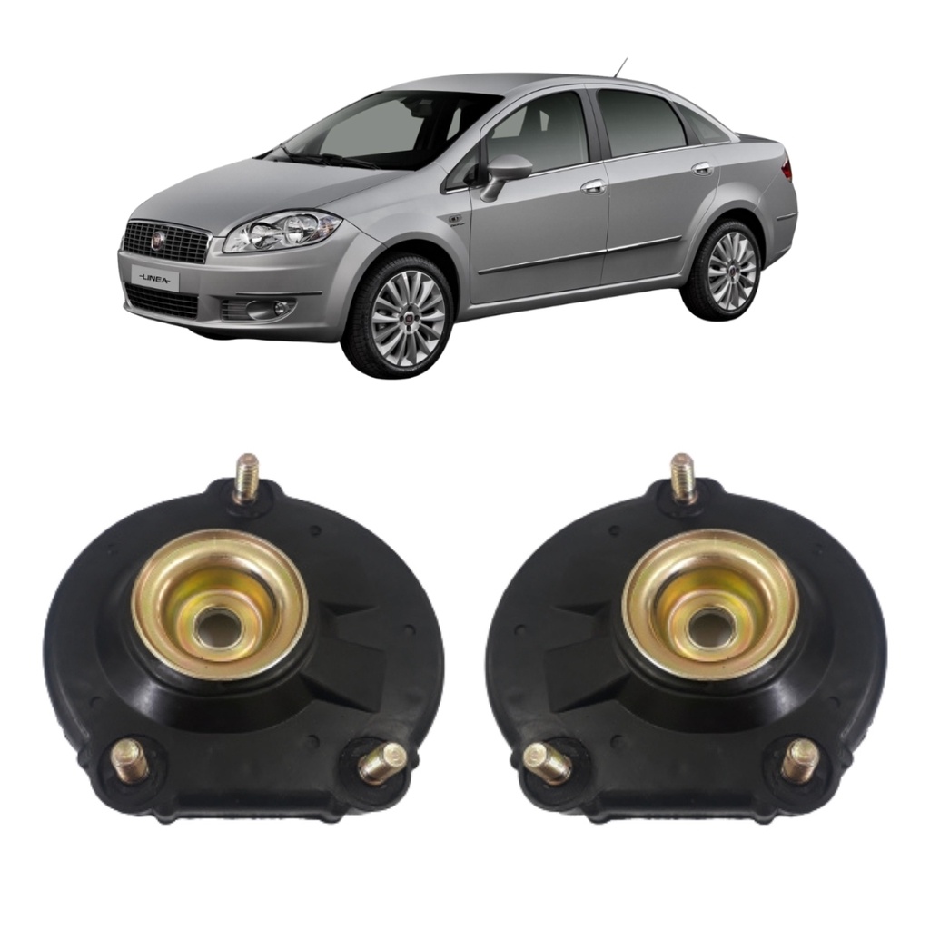 Par Coxim Batente Amortecedor Dianteiro Fiat Linea 2008/2017