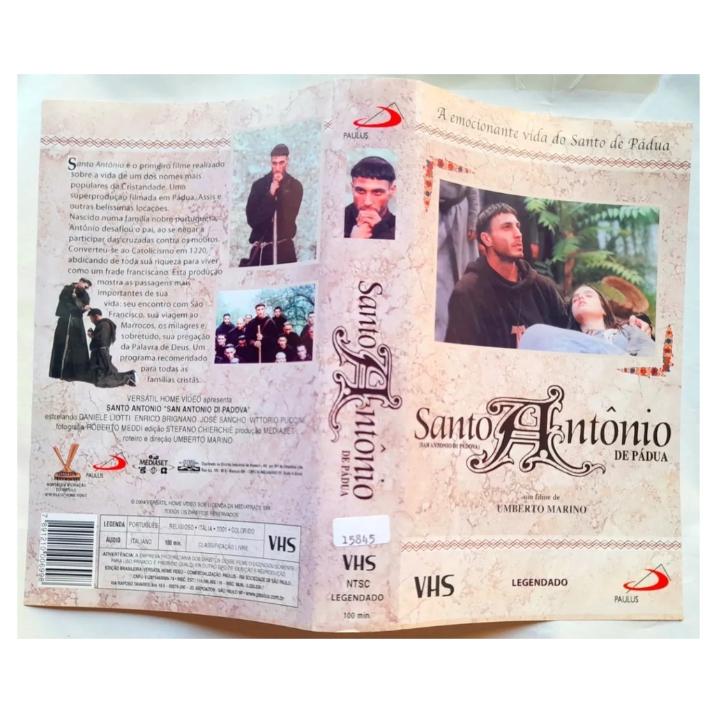 dvd Santo Antonio De Padua