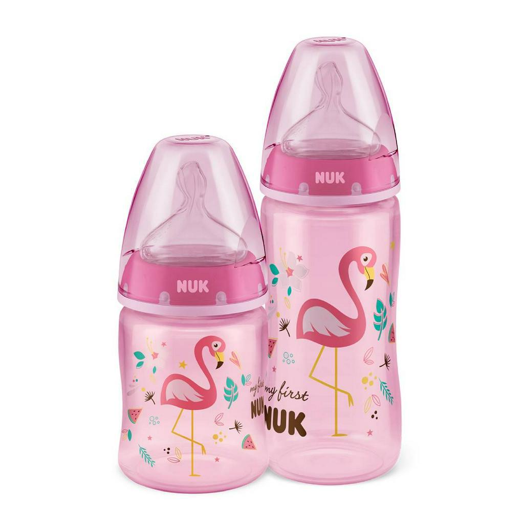 Kit com 2 Mamadeiras My 1st 150/300ml First Choice Rosa -  Nuk