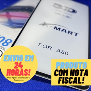 Kit 2 em 1 - Samsung Galaxy A80 - Película de Vidro 3D Frontal ( Protetor de Tela ) e Capa Capinha Case em Oferta na Shopee