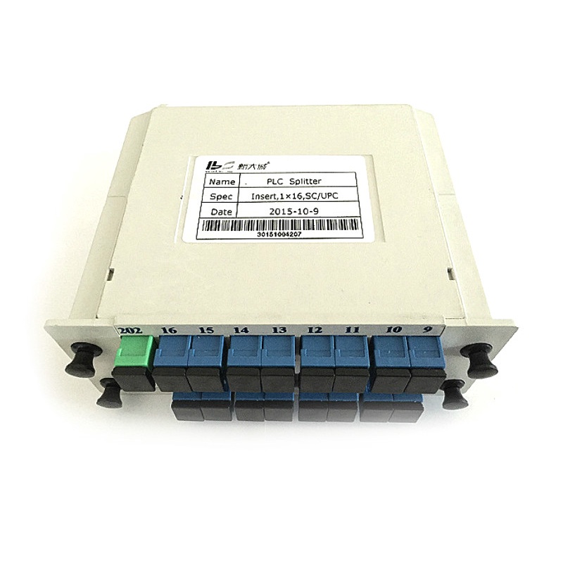 10 unid Caixa Splitter Óptico Modular Lgx 1x16 Sc/upc-sc/upc Nf@