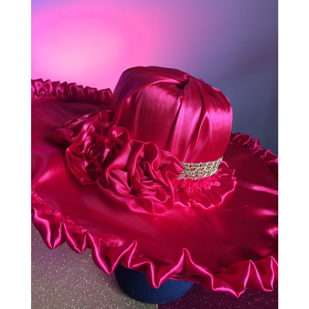Chapéu Pombagira Vermelho Umbanda Candomblé