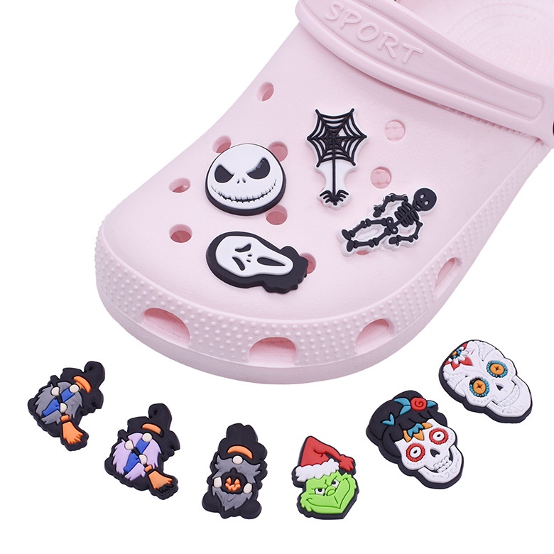 BLJE PVC Sapato Encantos Acessórios Pessoas Decoração Moda Fivelas Para Tamanco Sandálias Pino Presentes De Aniversário 