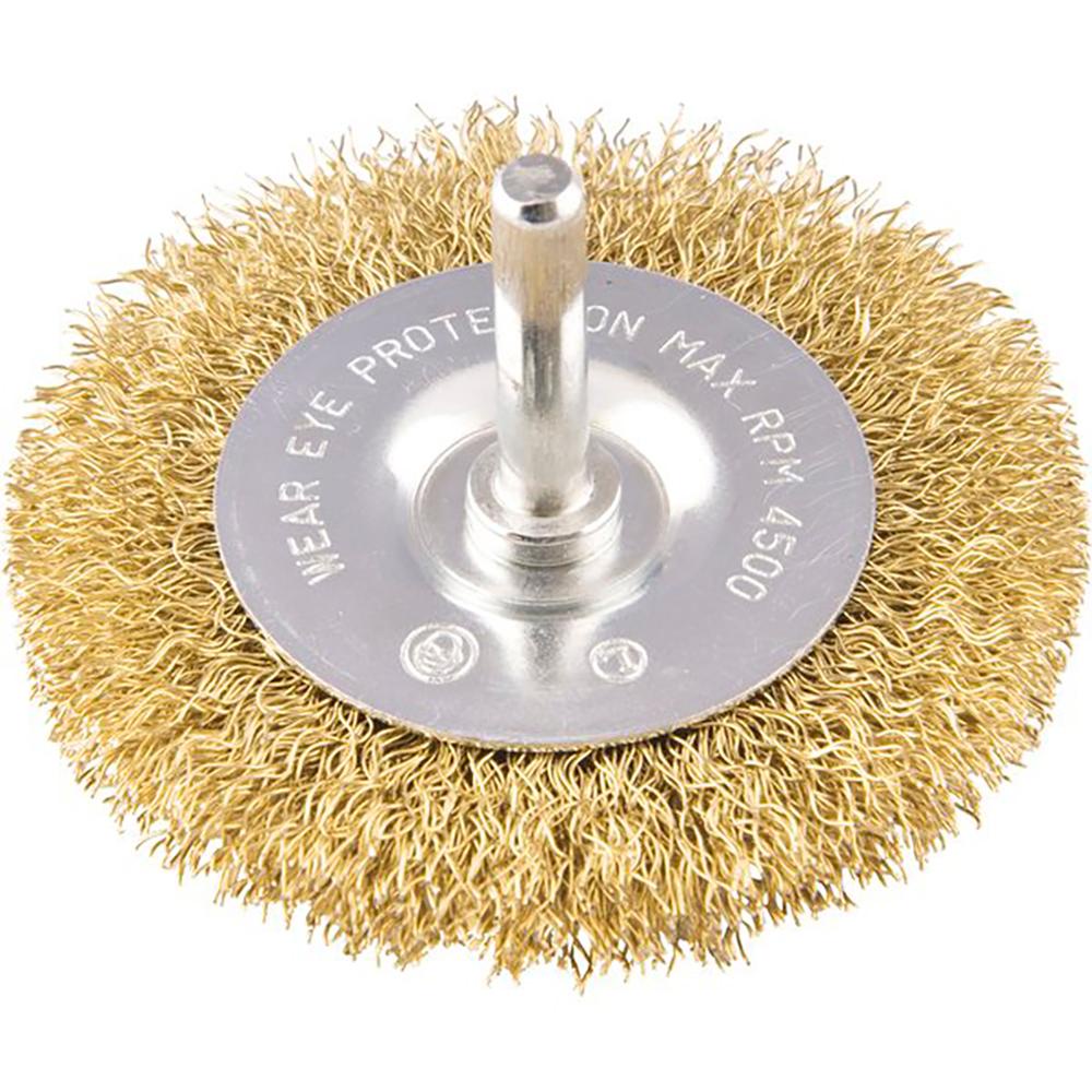 Escova de Aço Circular 3 POL com Haste 1/4" VONDER em Oferta na Shopee