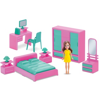 Colecao Judy Quarto Com Boneca Samba Toys