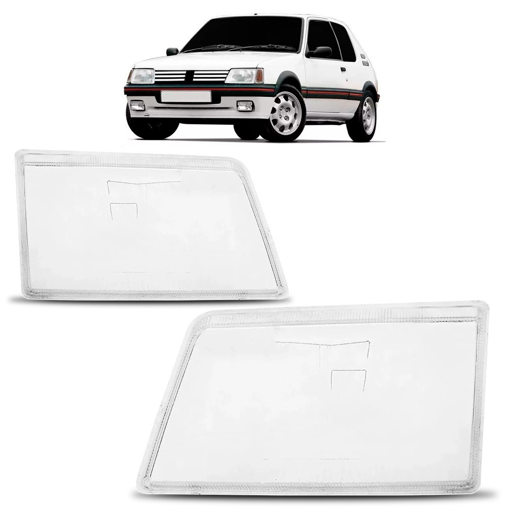 LENTE FAROL PEUGEOT 205 ANO 1994 1995 1996 1997 em Oferta na Shopee