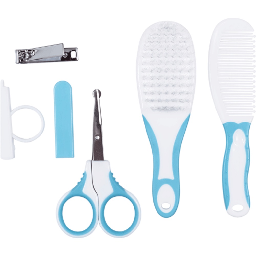 Kit Cuidados Baby Higiene Bebê Azul - 5239 - Buba