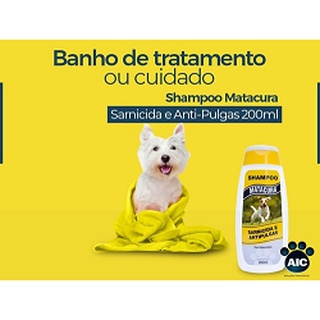 Shampoo Cachorro Sarnicida Antipulgas Matacura Ml Shopee Brasil