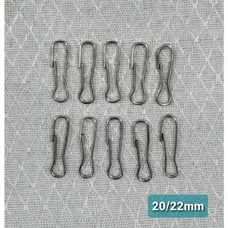 Mosquetão 20/22mm - 10 unidades