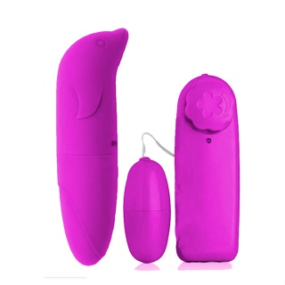 KIT MEU PRIMEIRO VIBRA: Vibrador Golfinho + Vibrador Bullet SEX SHOP em Oferta na Shopee