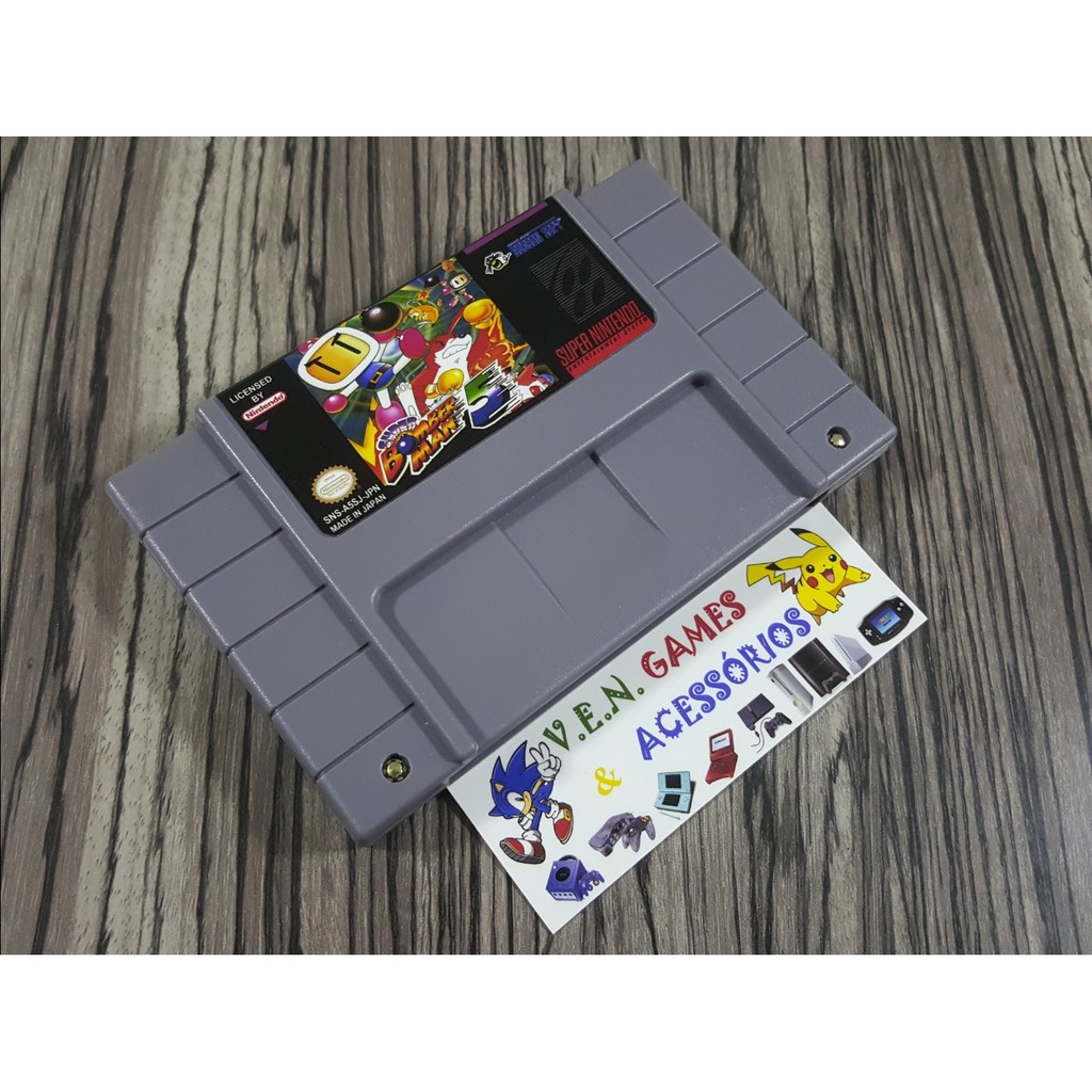 Super Bomberman 5 P/ Super Nintendo + Garantia!!!!!!